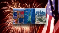 Sin City shines brightest for Fourth of July celebrations while liberal strongholds fall flat
