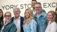 Sydney Sweeney rings stock exchange opening bell alongside American Eagle CEO